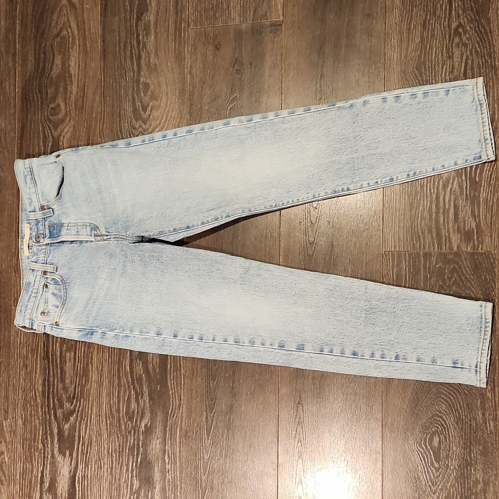 ❤️ LEVI'S PREMIUM WEDGIE ICON FIT HIGH RISE TAPERED ANKLE JEANS, 2 (26) - Picture 6 of 16